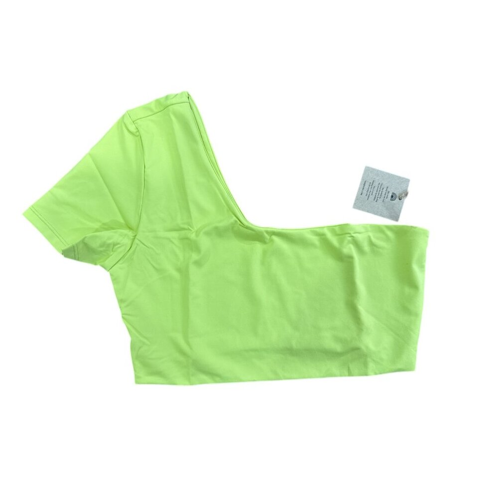 FREE PEOPLE X Toast Swim Women Signature Twist - One Shoulder Crop - Top DAIQUIR